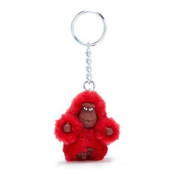 Kipling Sven Extra Small Classic Monkey Keychain Accessories Cherry Tonal | CA 1961DF